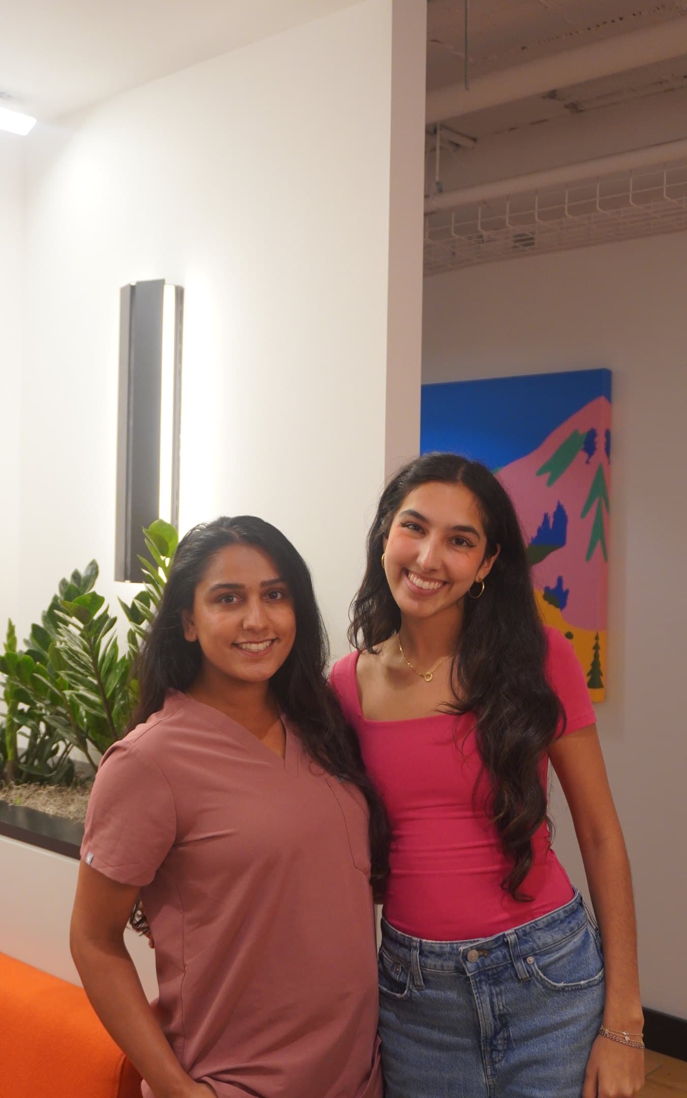 Dr. Sarah Kanji, OB-GYN, with Periodwise founder Naila Moloo